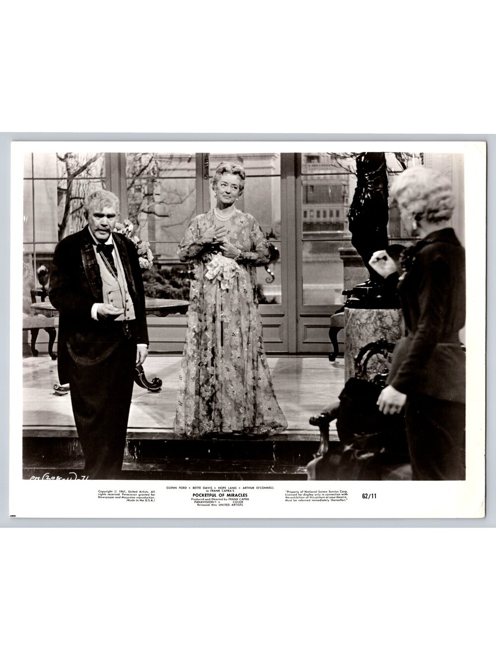 Bette Davis Photo Pocketful Of Miracles Movie Press Photo 8 x 10 Photograph 1961